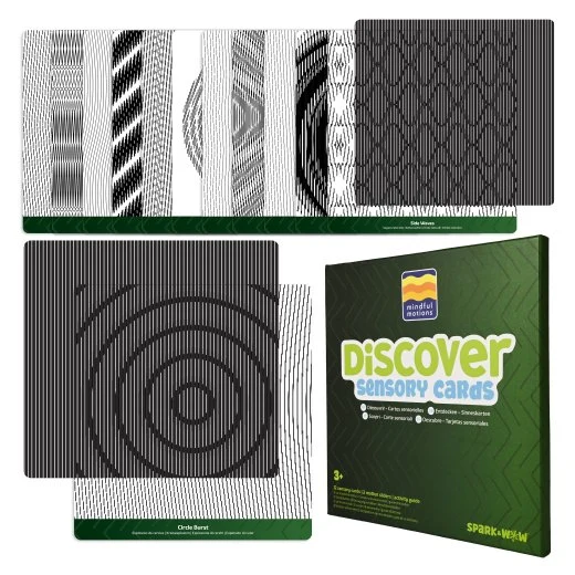 Mindful Motions Discover Sensory Cards | Optical Illusion Activity Set