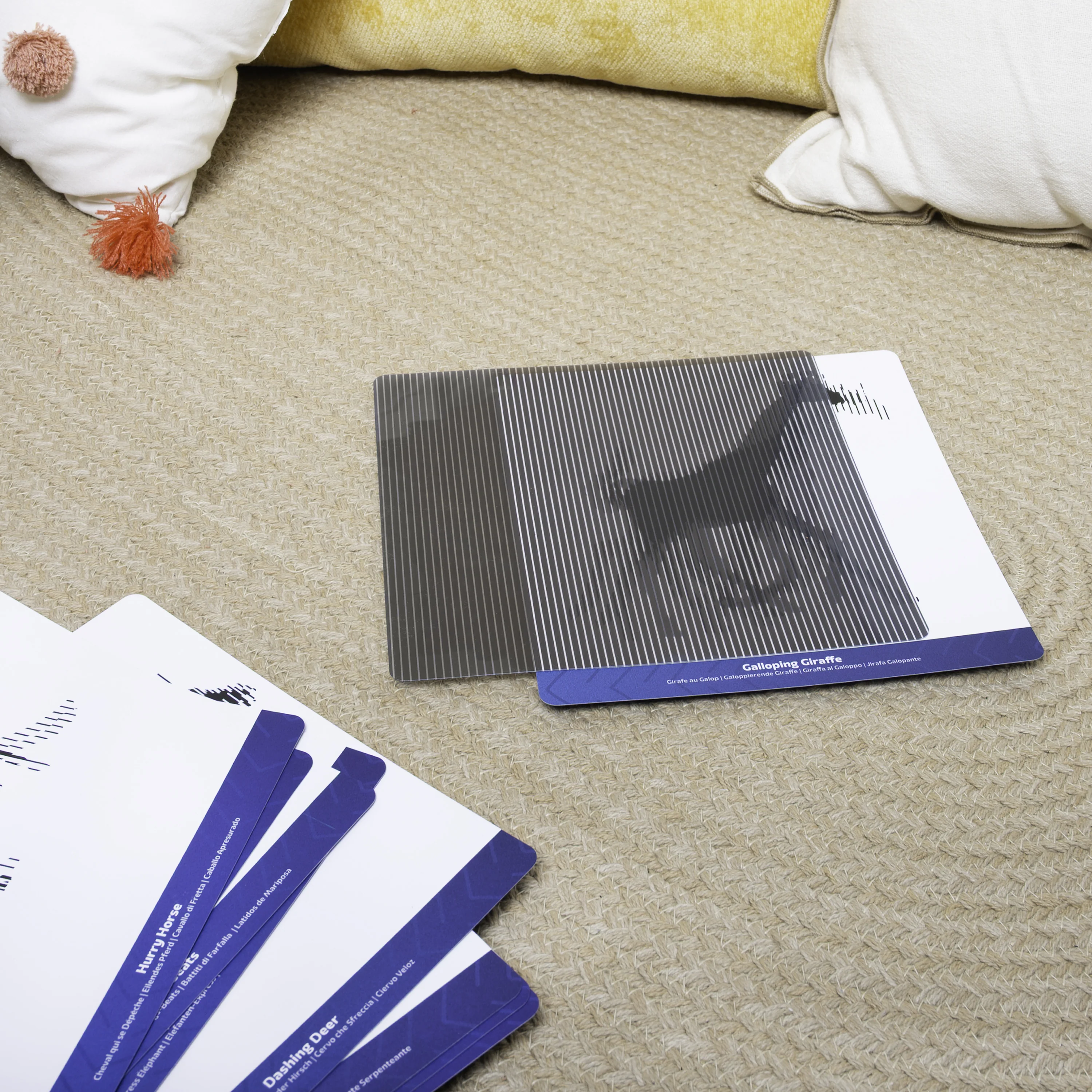 Mindful Motions Exploration Sensory Cards | Animal Motion Optical Illusion Activity Set - Image 2