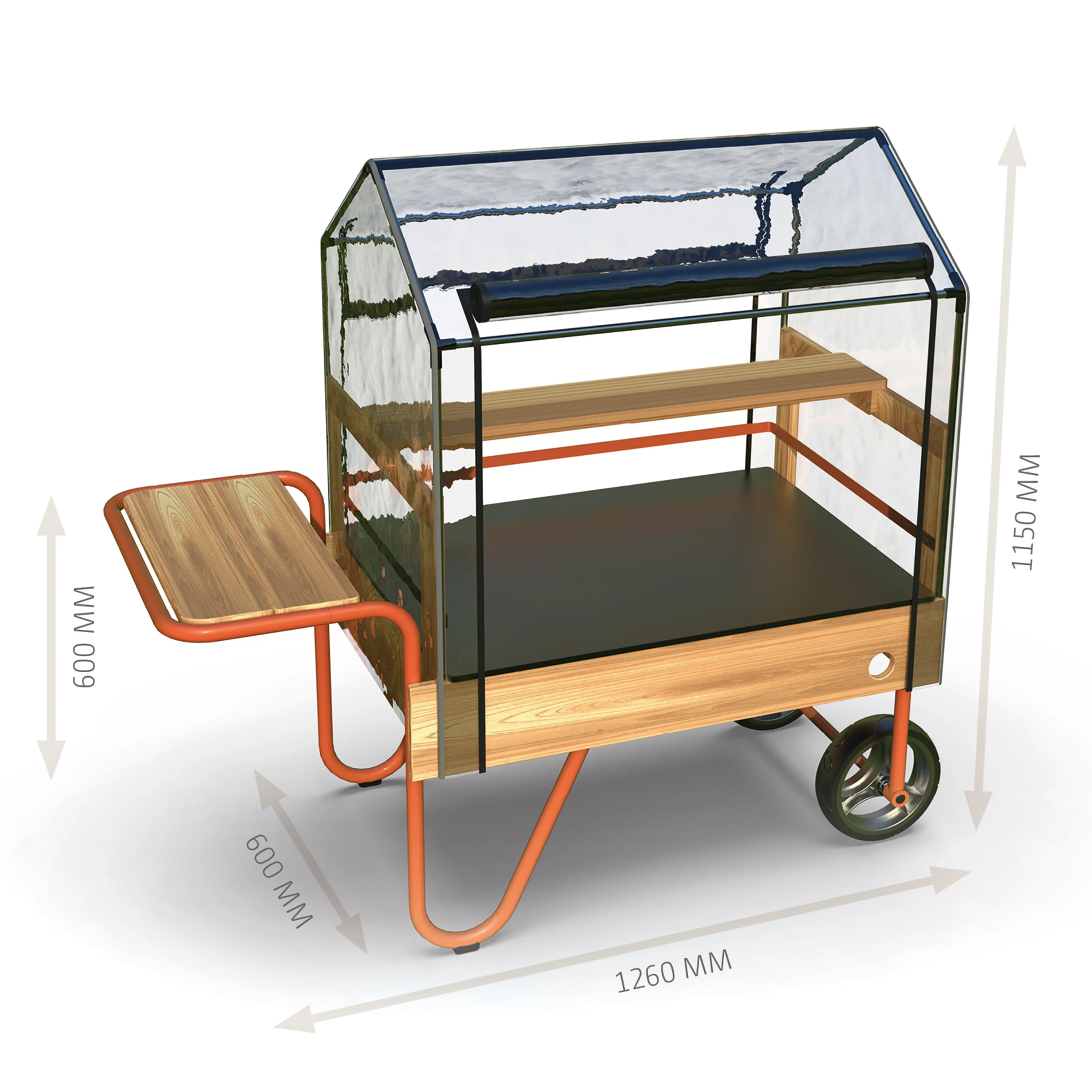 Mobile Greenhouse Little Gardener | Rolling Children's Greenhouse for Gardening & STEM Learning - Image 5