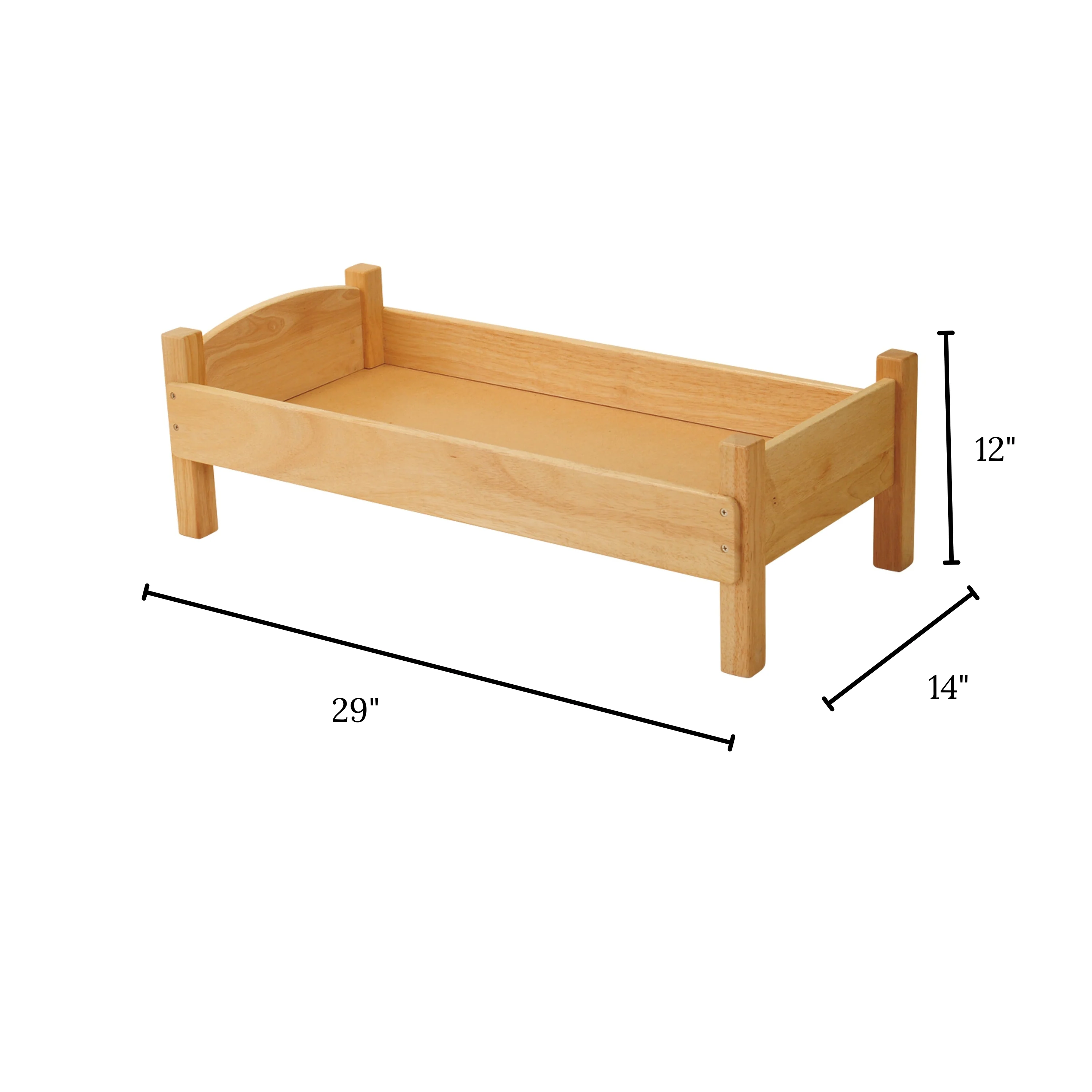 Montessori Dramatic Play Accessory Bundle | Pretend Play Hardwood Iron, Doll Bed & Lacing Boot - Image 7