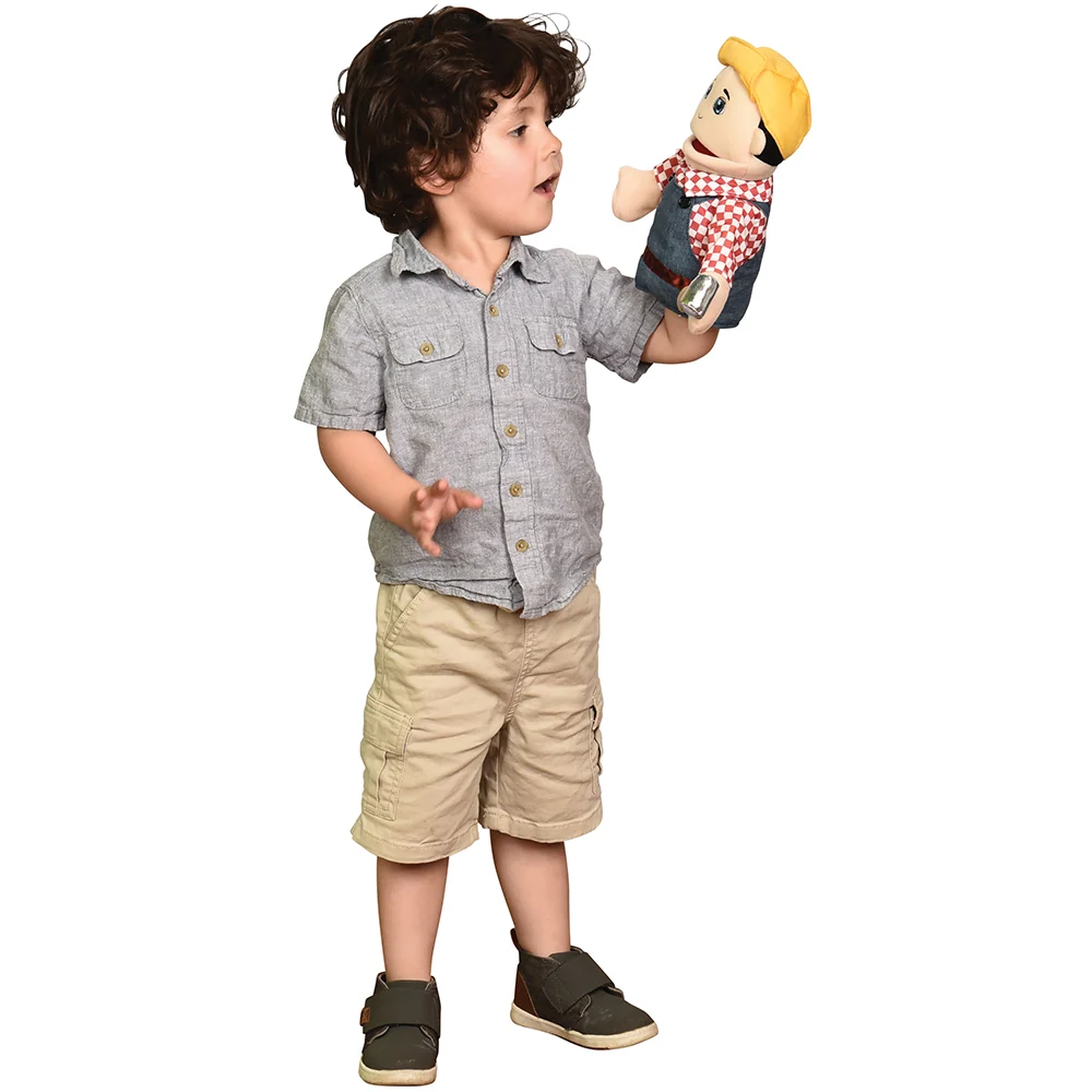 Multi-Ethnic Career Puppet - Construction Worker - Image 5