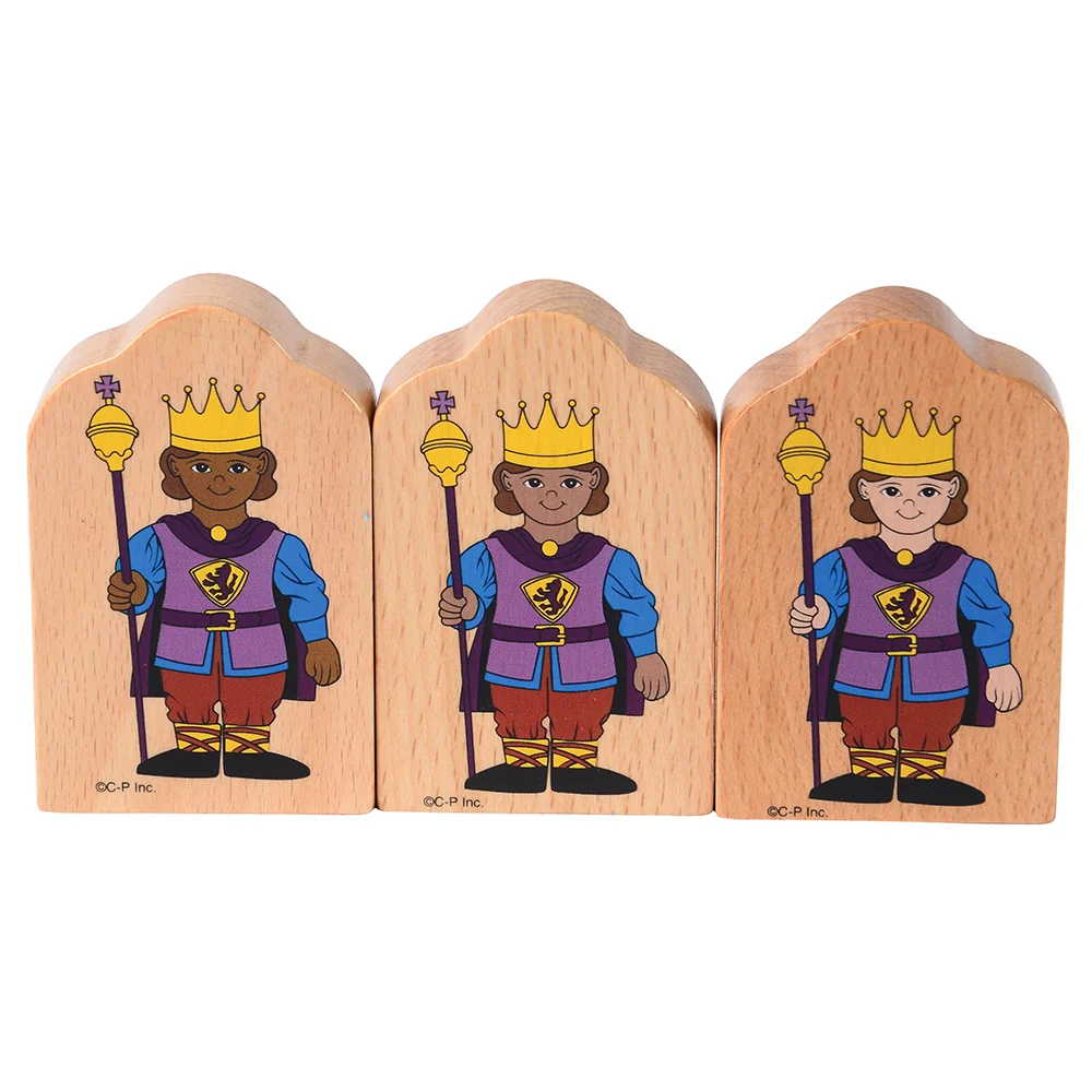 Multi-Ethnic Royal Court Wooden Play Figures | 16-Piece Beech Wood Set - Image 4