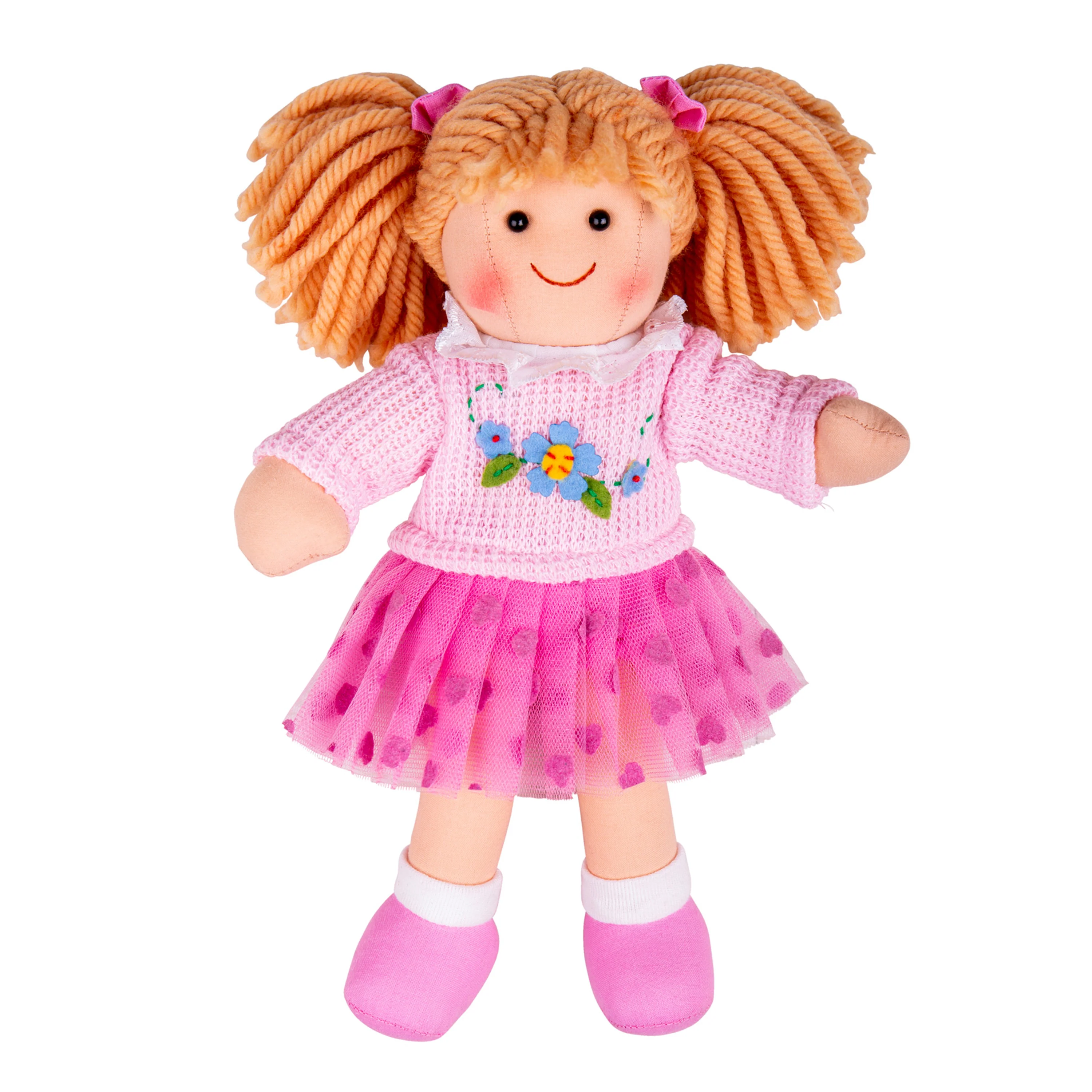 Multicultural Soft and Cuddly Jasmine Doll | 11 Inch Plush Ragdoll with Removable Clothing