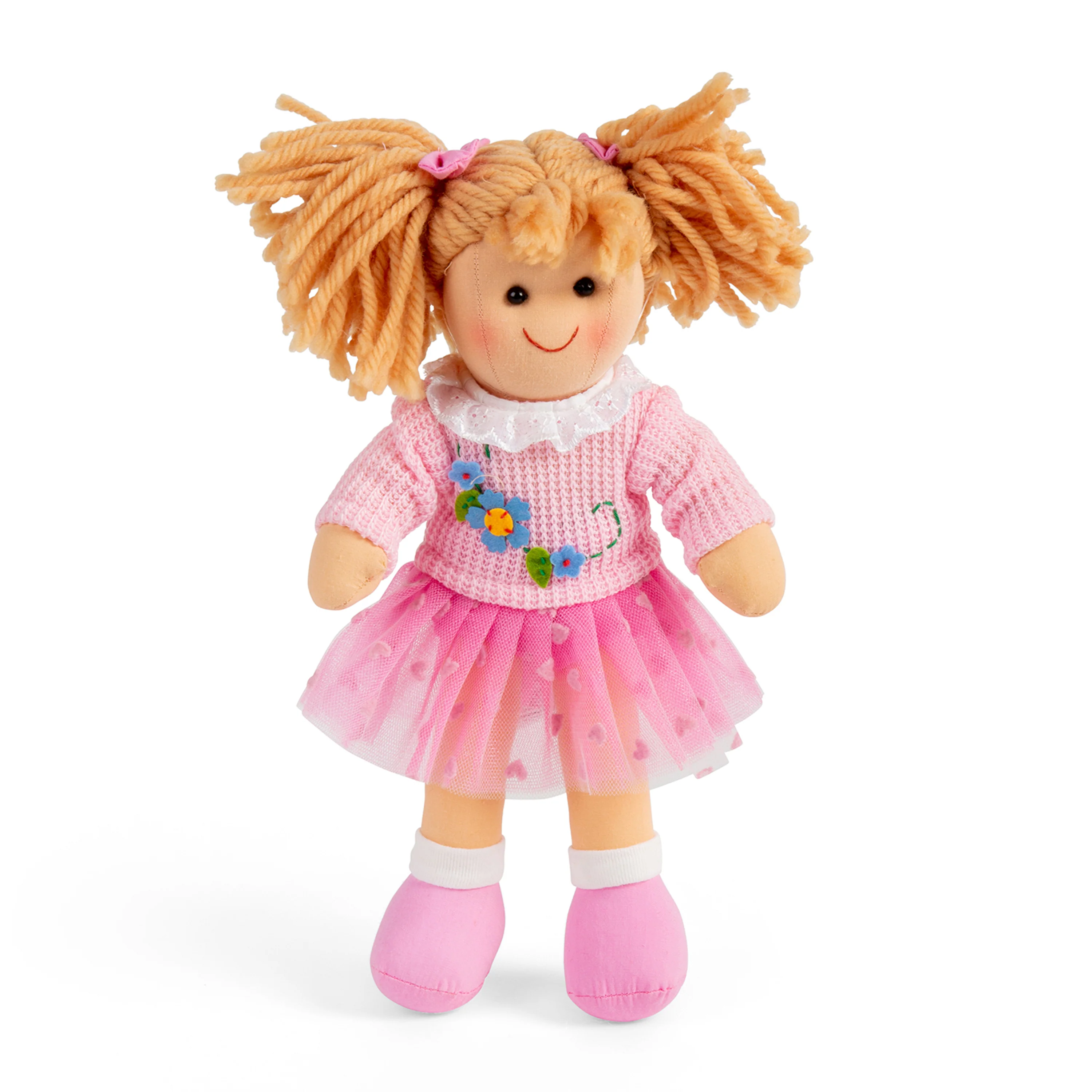 Multicultural Soft and Cuddly Jasmine Doll | 11 Inch Plush Ragdoll with Removable Clothing - Image 2