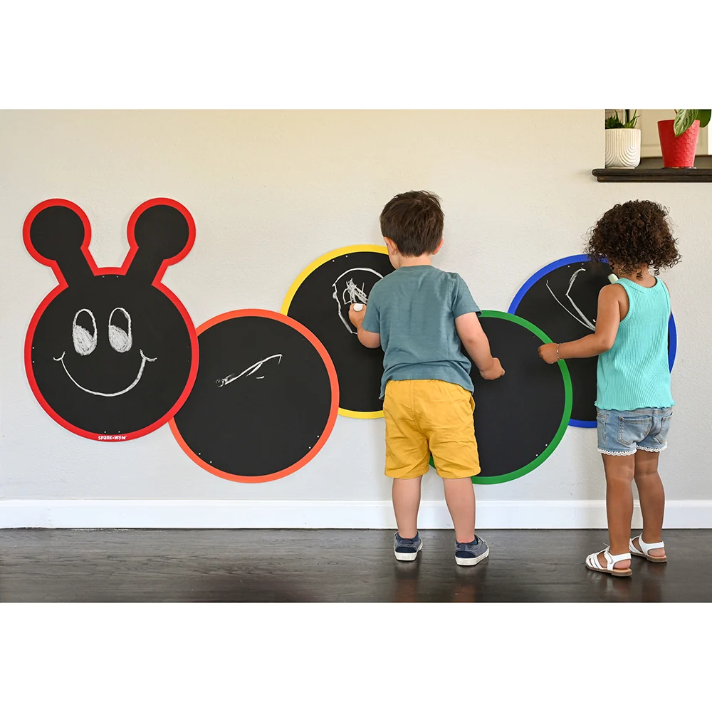 Multiple-Panel Outdoor Chalkboard | Giant Caterpillar - Image 7