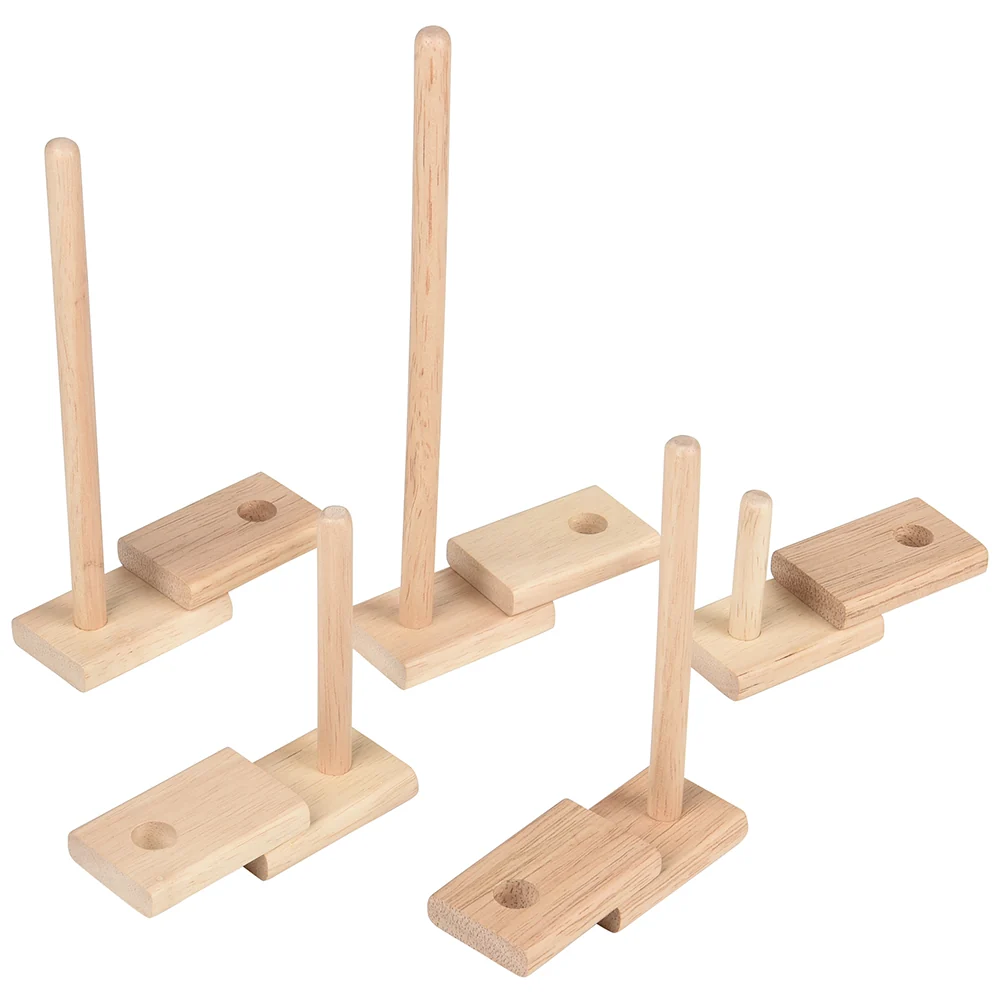 Natural Geo Stacker | 20-Piece Wooden Eco-Friendly Set - Image 8