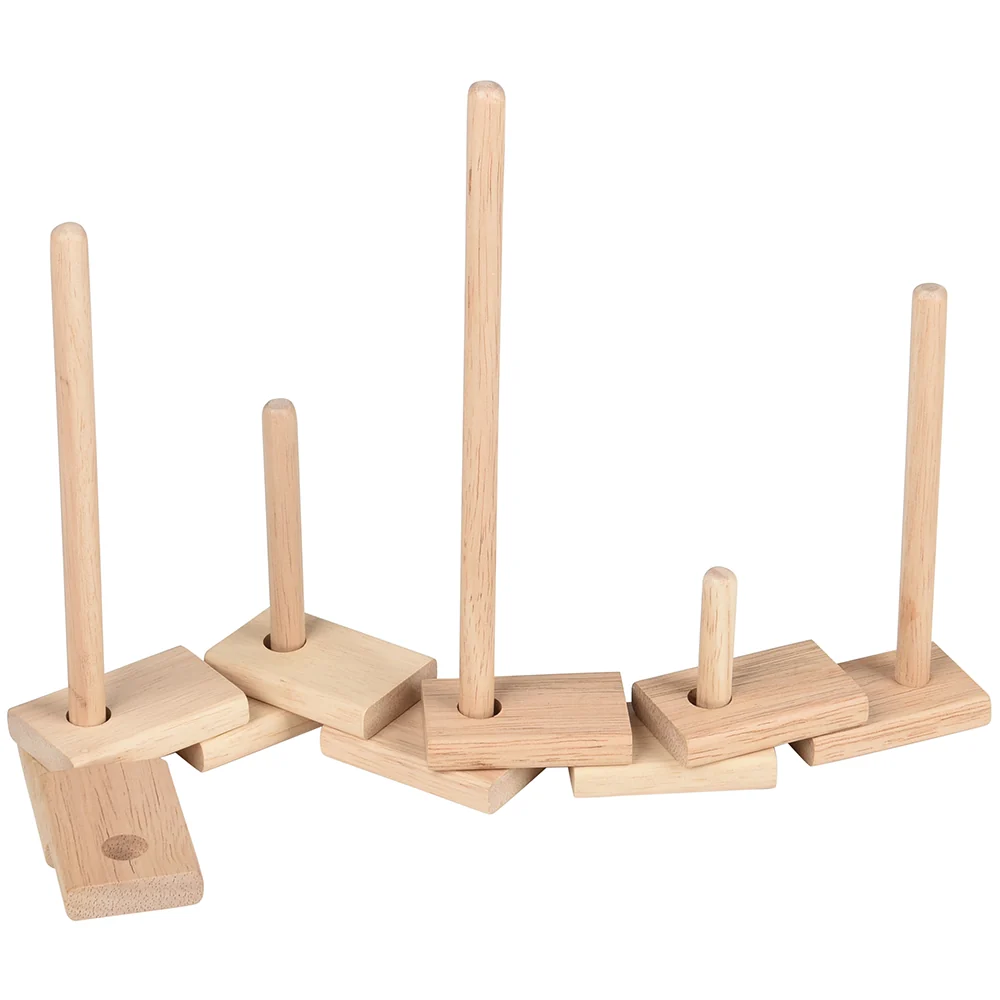 Natural Geo Stacker | 20-Piece Wooden Eco-Friendly Set - Image 9