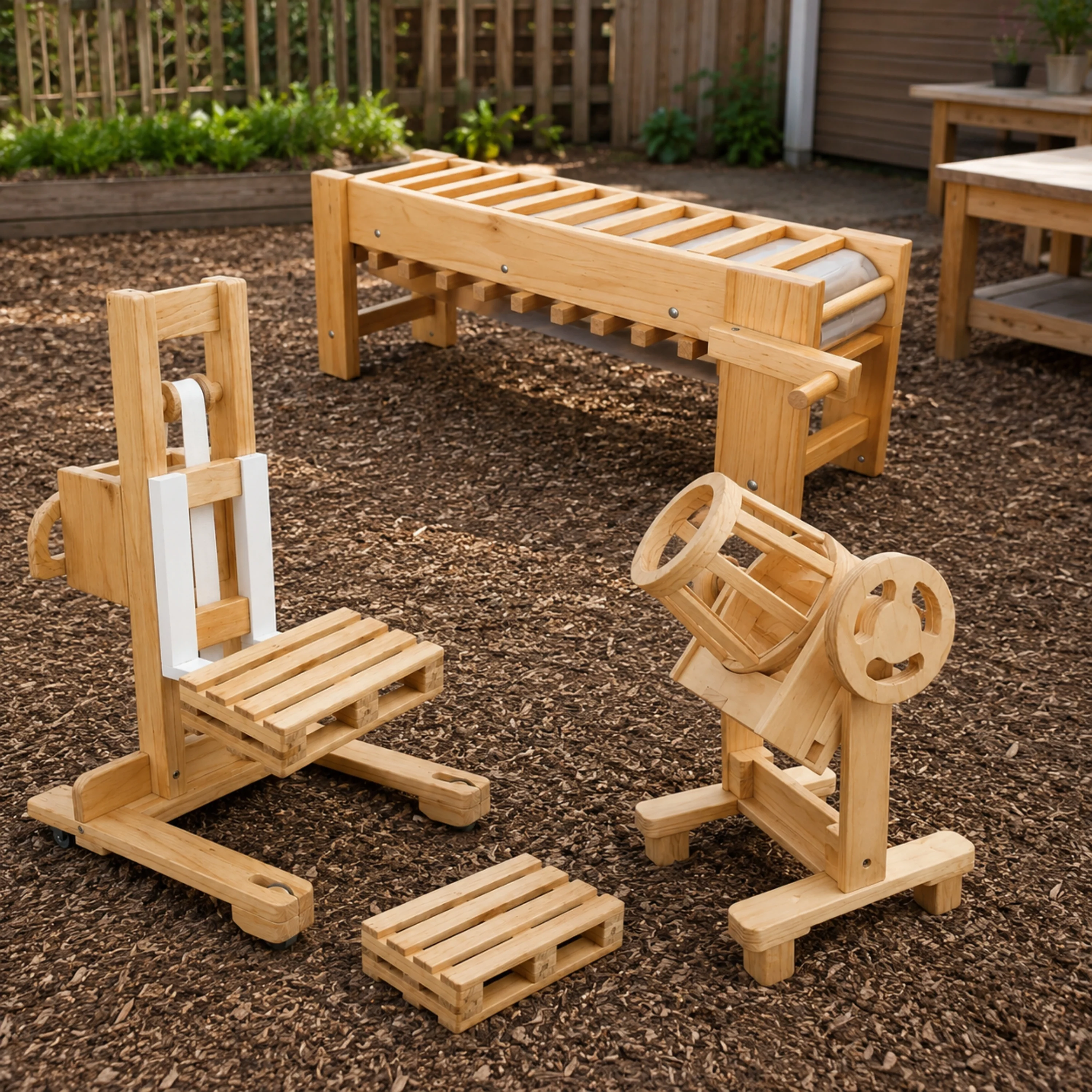 Natural Indoor/Outdoor Engineering Worksite Set - Image 2