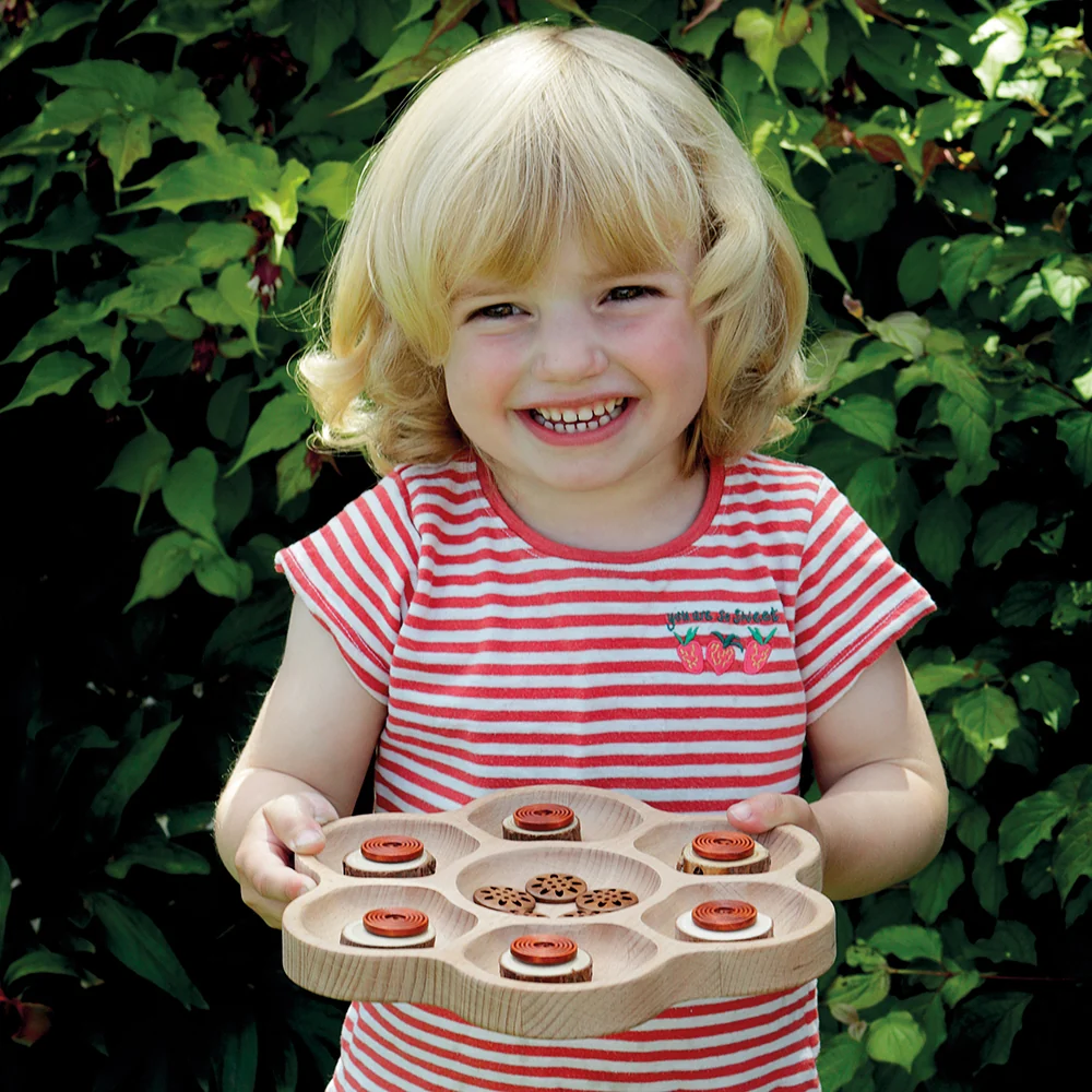 Wooden Flower Sorting Tray | Eco-Friendly Math & Loose Parts Play Tool - Image 11