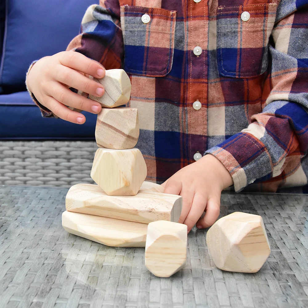 Natural Wooden Balancing Blocks - Image 11