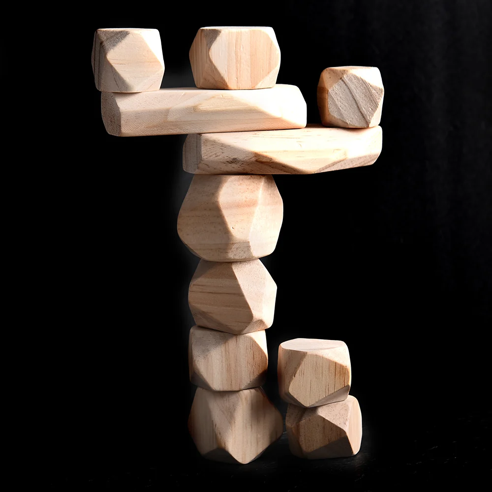 Natural Wooden Balancing Blocks - Image 13