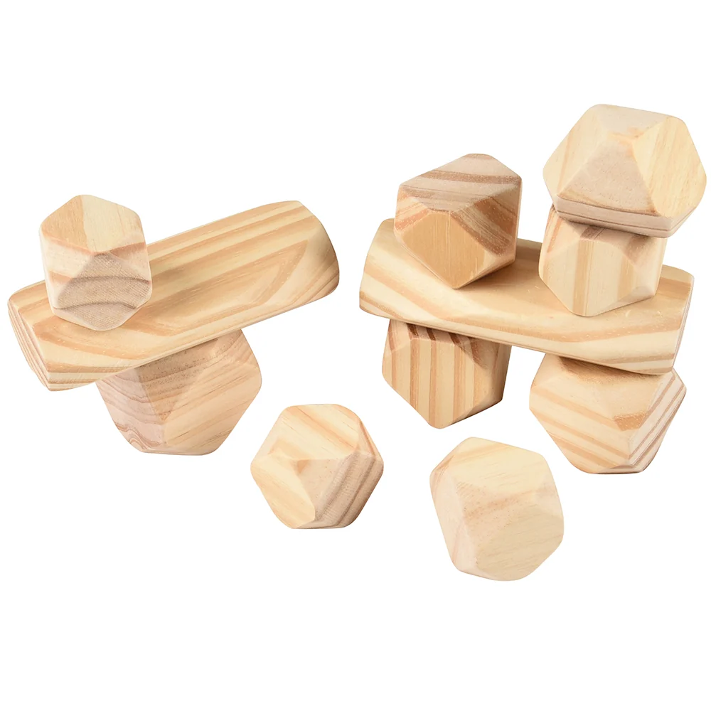Natural Wooden Balancing Blocks - Image 6