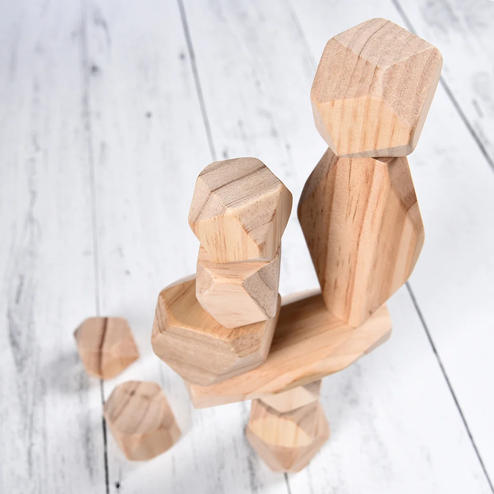 Natural Wooden Balancing Blocks - Image 8