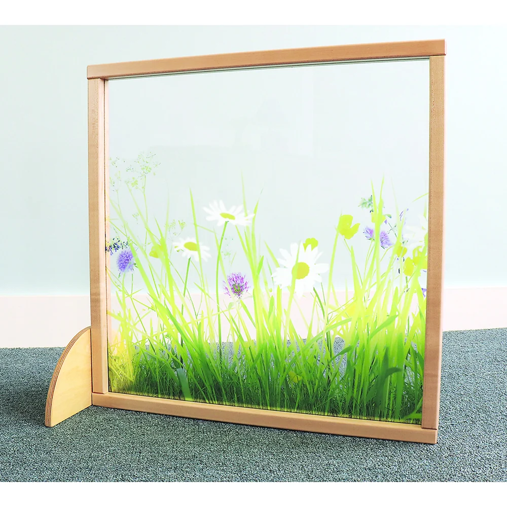 Nature View 24x24 Toddler Divider Panel | Safe Acrylic Back & Rounded Edges - Image 3