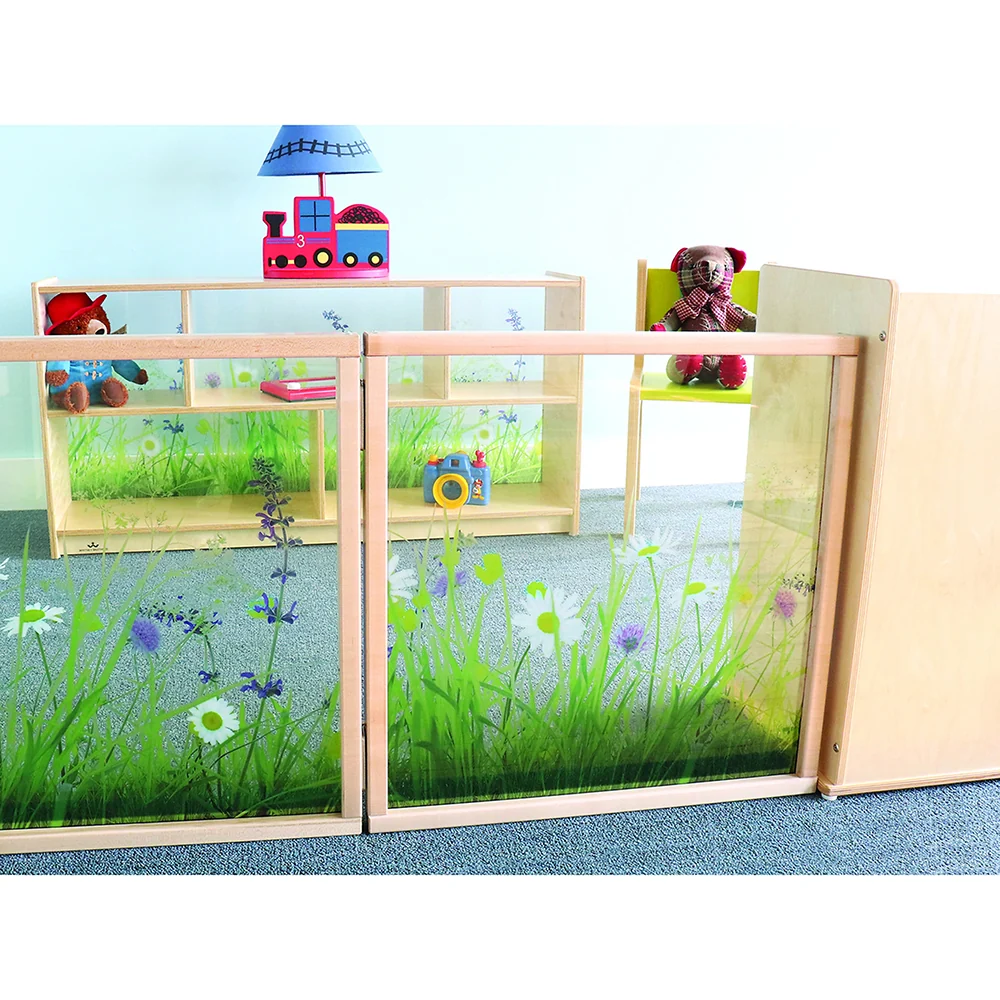 Nature View 24x24 Toddler Divider Panel | Safe Acrylic Back & Rounded Edges - Image 4