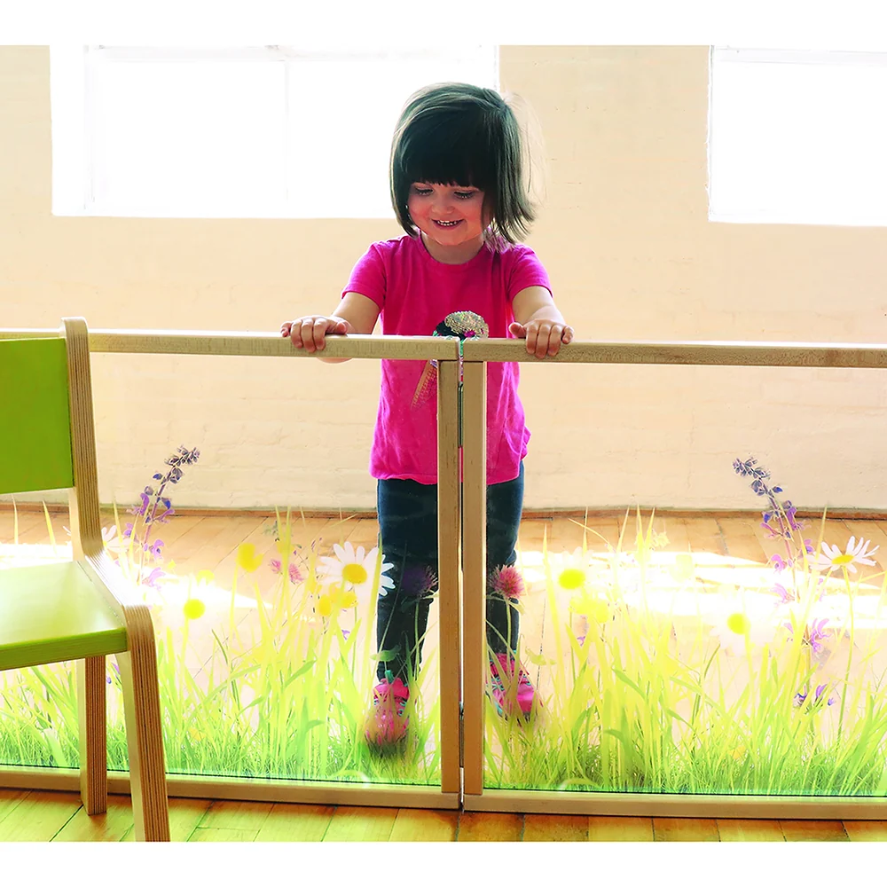 Nature View 24x24 Toddler Divider Panel | Safe Acrylic Back & Rounded Edges - Image 5
