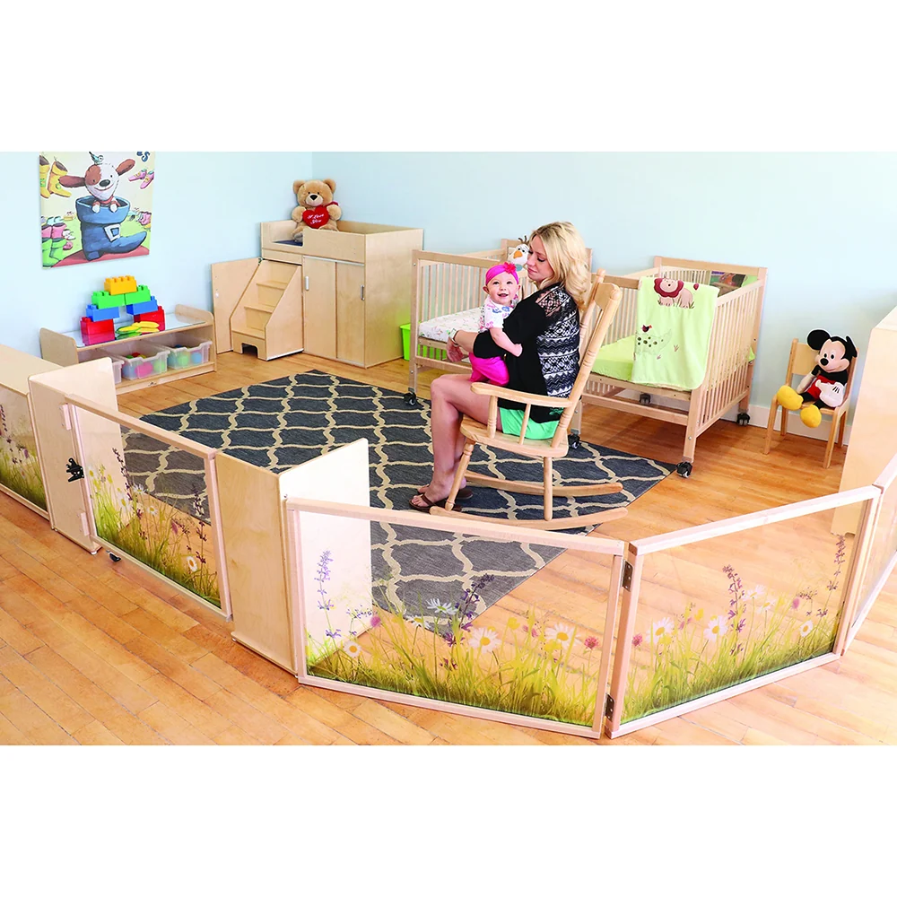 Nature View 24x24 Toddler Divider Panel | Safe Acrylic Back & Rounded Edges - Image 7