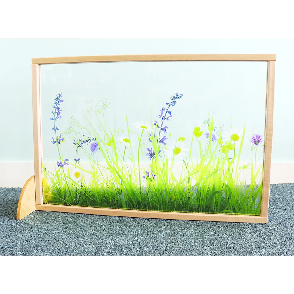 Nature View 24x36 Toddler Divider Panel | Safe Acrylic Back & Rounded Edges - Image 3