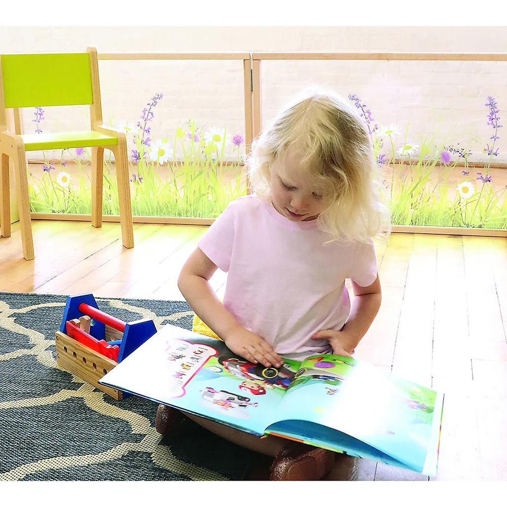 Nature View 24x36 Toddler Divider Panel | Safe Acrylic Back & Rounded Edges - Image 5