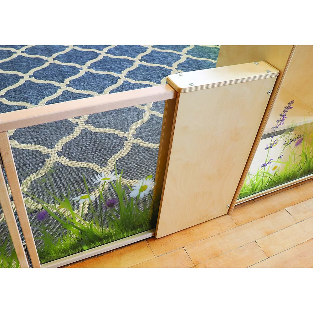 Nature View Adjustable Wall Connector | 12-inch Extension for 24"H. Room Divider Panels - Image 2