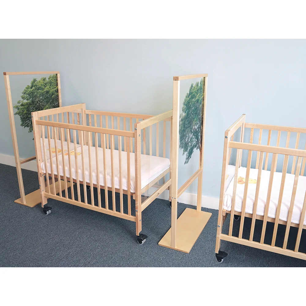 Nature View 25" Tree Acrylic Classroom Partition | Reversible Floor Divider - Image 5