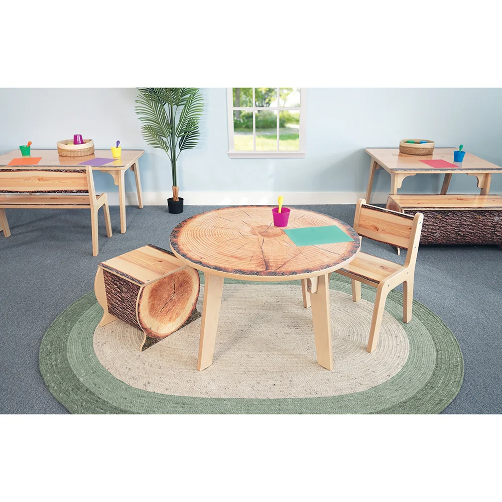 Nature View Live Edge Chair | 14" High Nature-Inspired Seating - Image 4