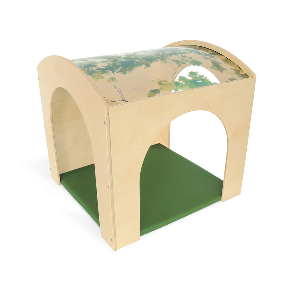 Nature View Reading Retreat And Mat Set | Quiet Space Cube with Multi-Access Openings
