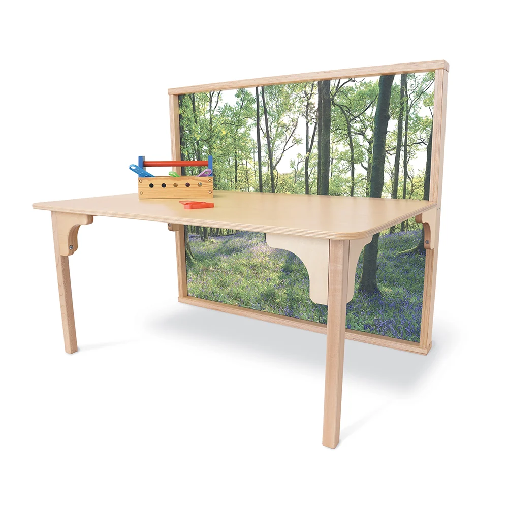 Nature View Serenity Table | Nature-Inspired Activity Table with Woodland Scene - Image 2