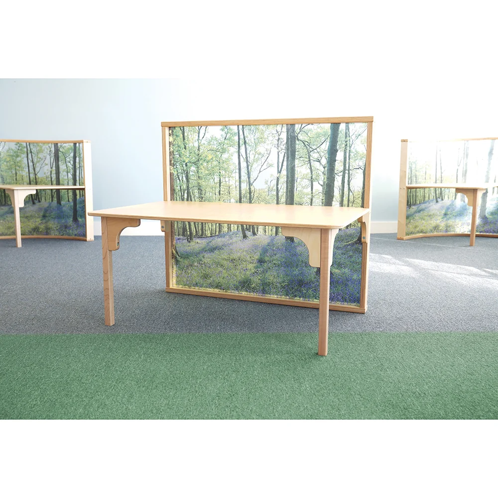 Nature View Serenity Table | Nature-Inspired Activity Table with Woodland Scene - Image 3