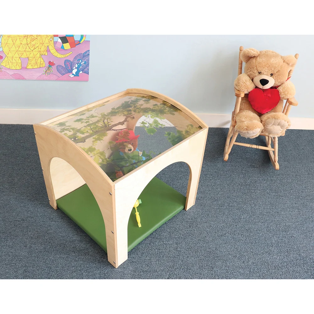 Nature View Toddler Reading Retreat | Play House with Tree-Canopy Acrylic Roof - Image 2