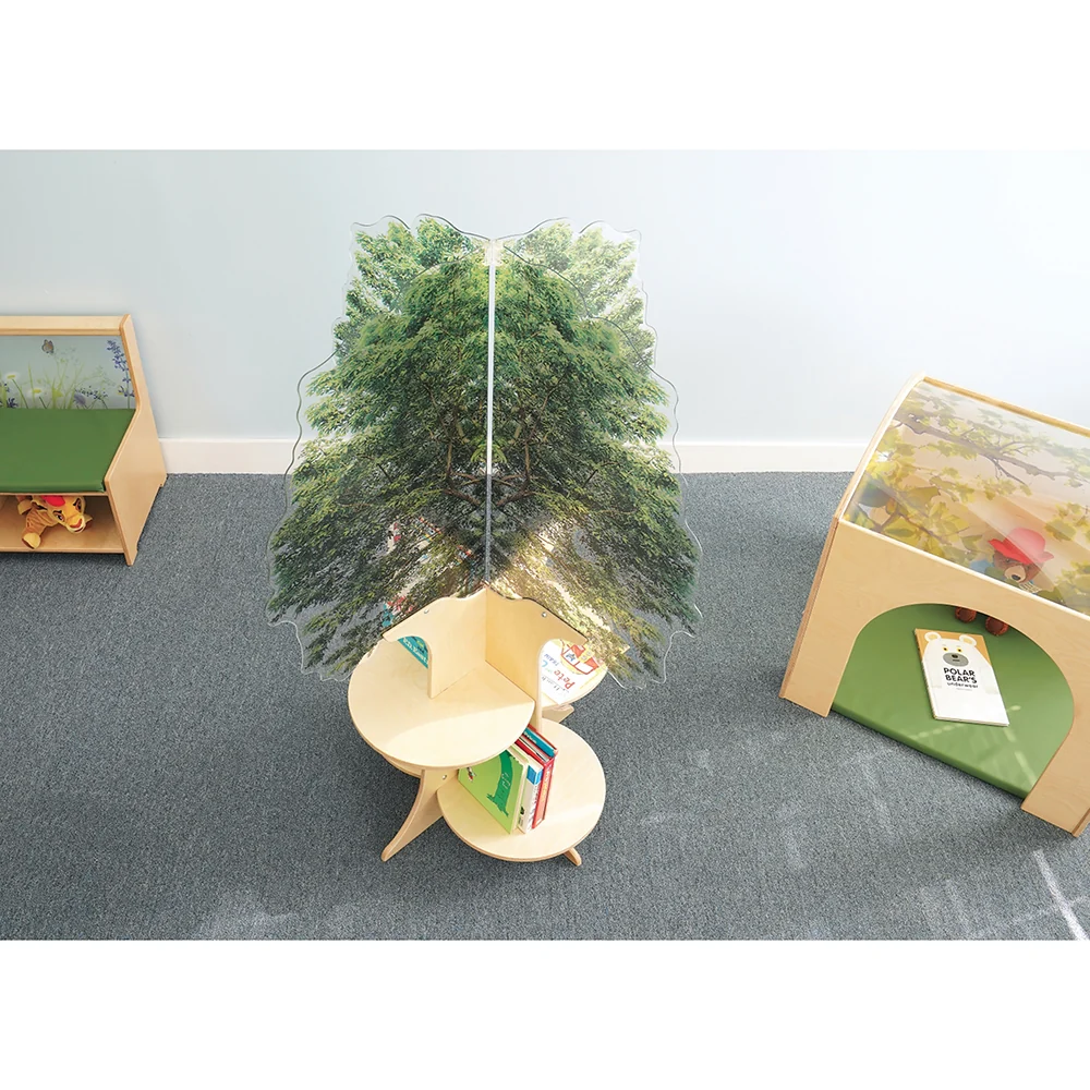 Nature View Tree Book Shelf | Reversible Biophilic Acrylic Bookshelf - Image 5
