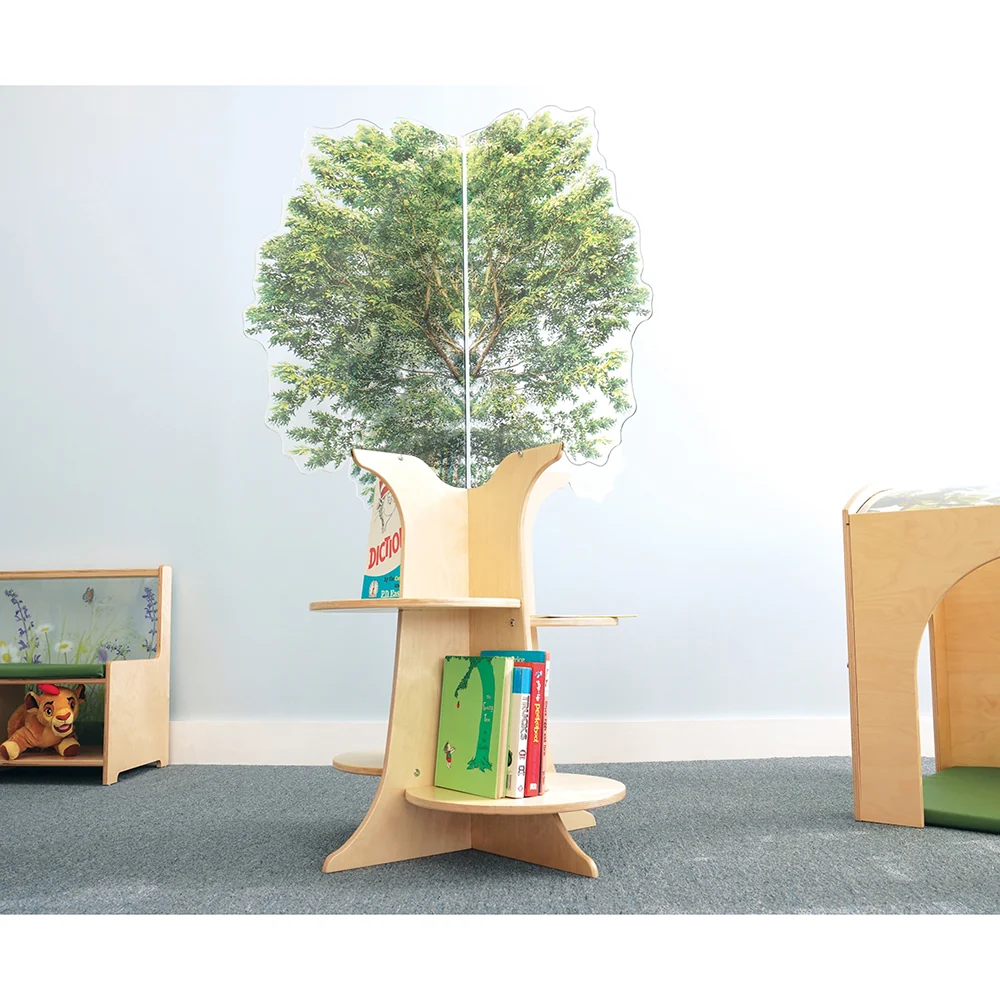 Nature View Tree Book Shelf | Reversible Biophilic Acrylic Bookshelf - Image 6