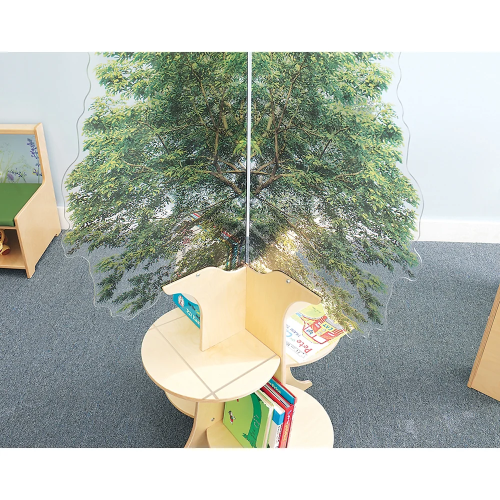 Nature View Tree Book Shelf | Reversible Biophilic Acrylic Bookshelf - Image 8