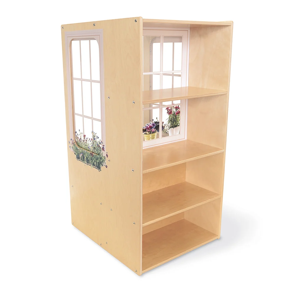 Nature View Classroom Window Seat with Storage & Cushion | Quiet Reading Nook for Early Learning Spaces - Image 2