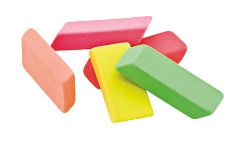 Baumgartens Neon Erasers – Tub of 100 - Image 2