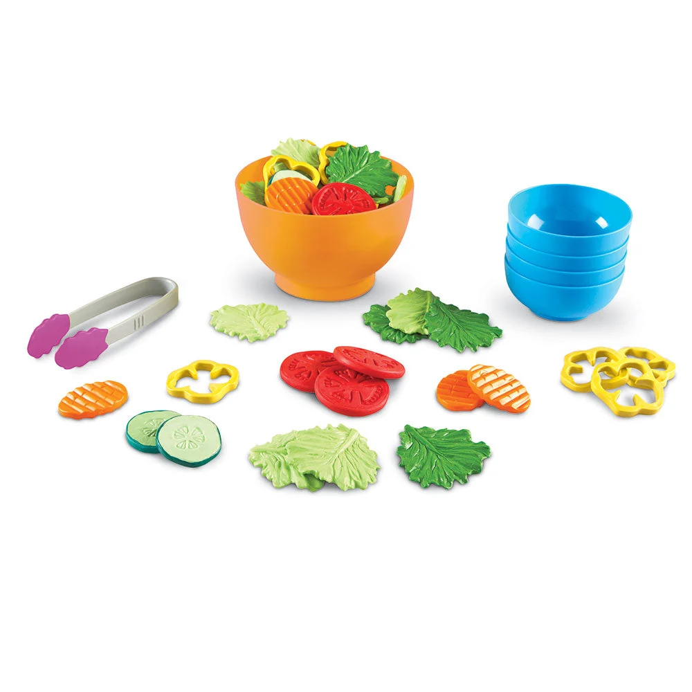 New Sprouts® Garden Fresh Salad Set – Realistic Pretend Play Food for Kids - Image 3