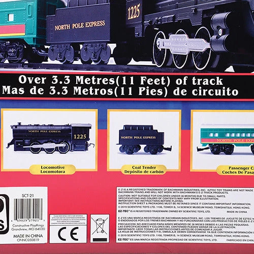 North Pole Express Electric Train Set for Preschool STEM Play - Image 22