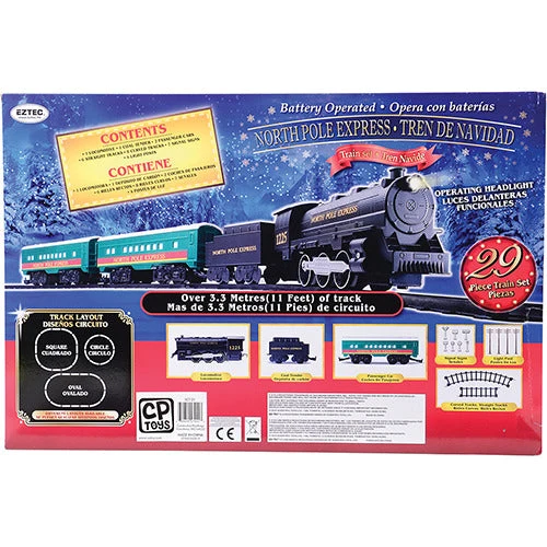North Pole Express Electric Train Set for Preschool STEM Play - Image 24