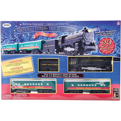 North Pole Express Electric Train Set for Preschool STEM Play - Image 25