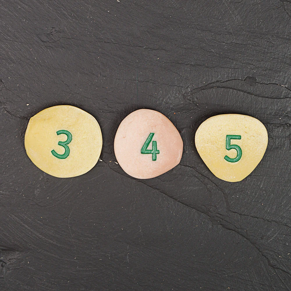 Yellow Door® Tactile Number Pebbles - Image 11