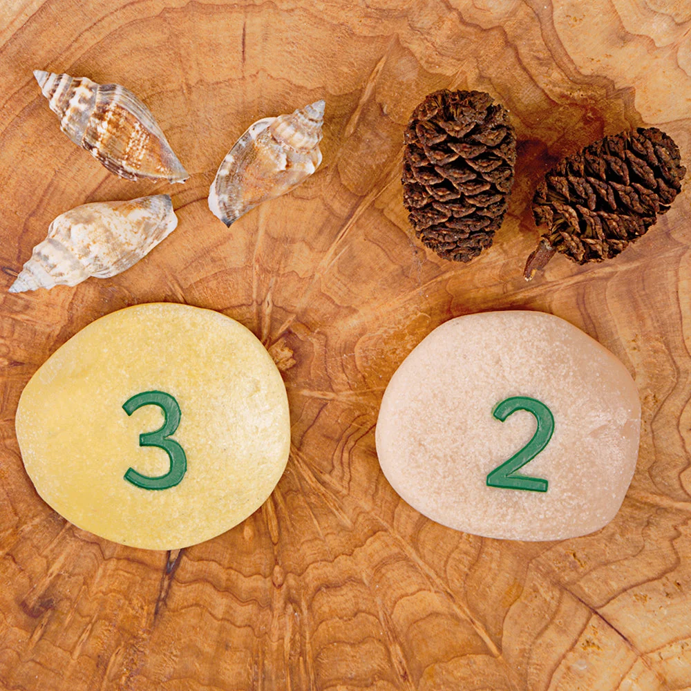 Yellow Door® Tactile Number Pebbles - Image 2