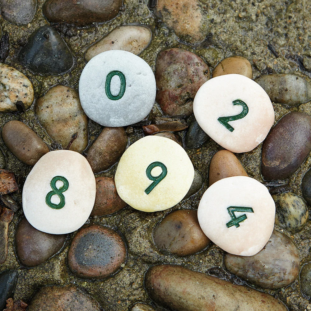Yellow Door® Tactile Number Pebbles - Image 6