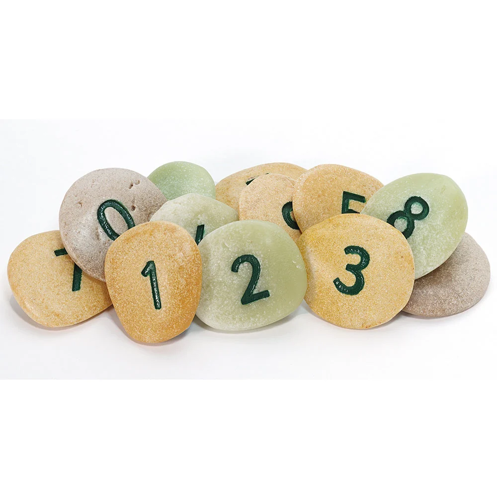 Yellow Door® Tactile Number Pebbles - Image 8