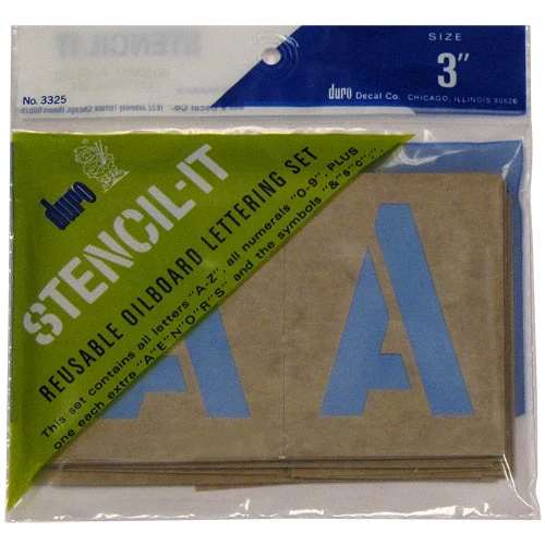 Oil Board Stencils - 3 inch - Image 3