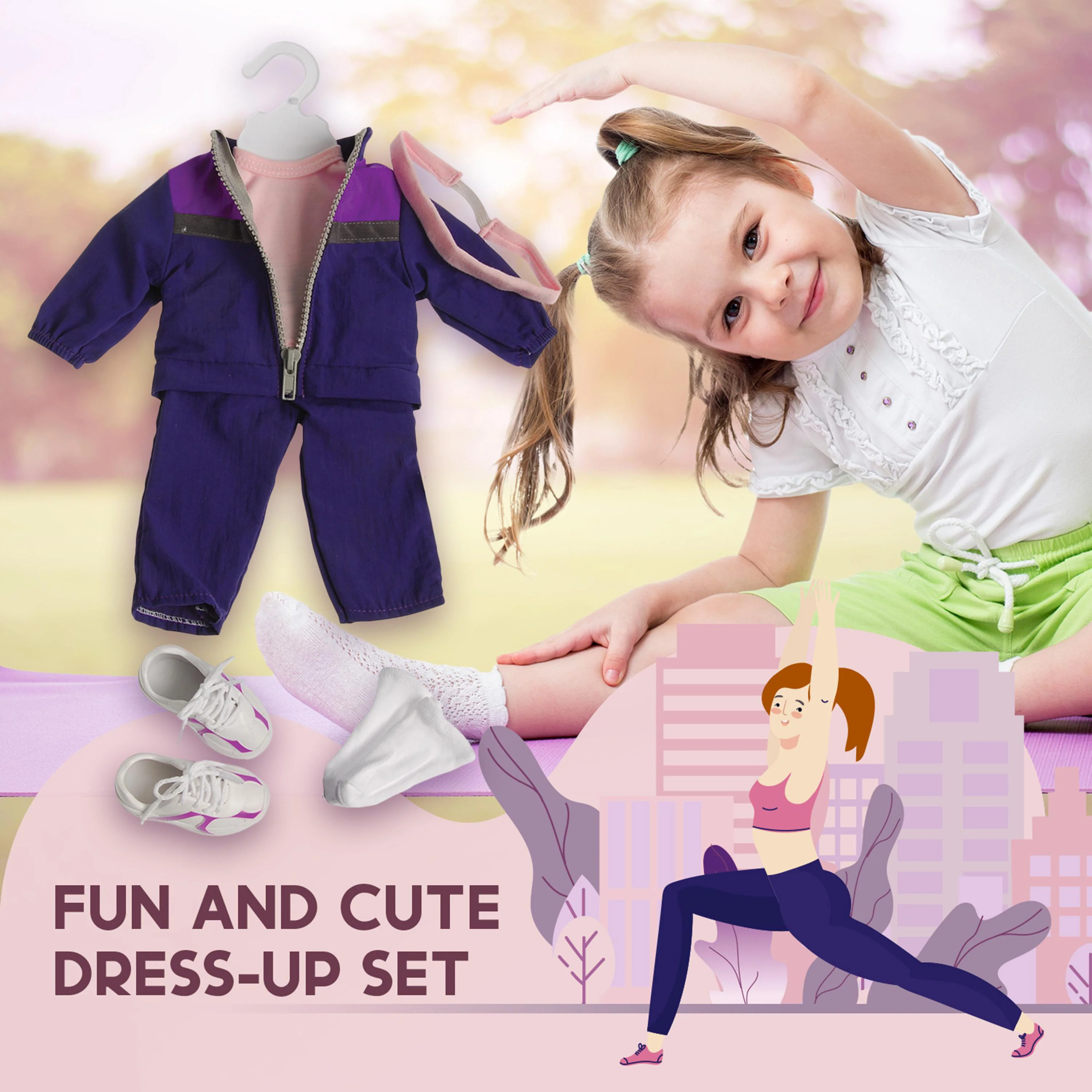 On the Run Active Wear Clothing Set - Image 5