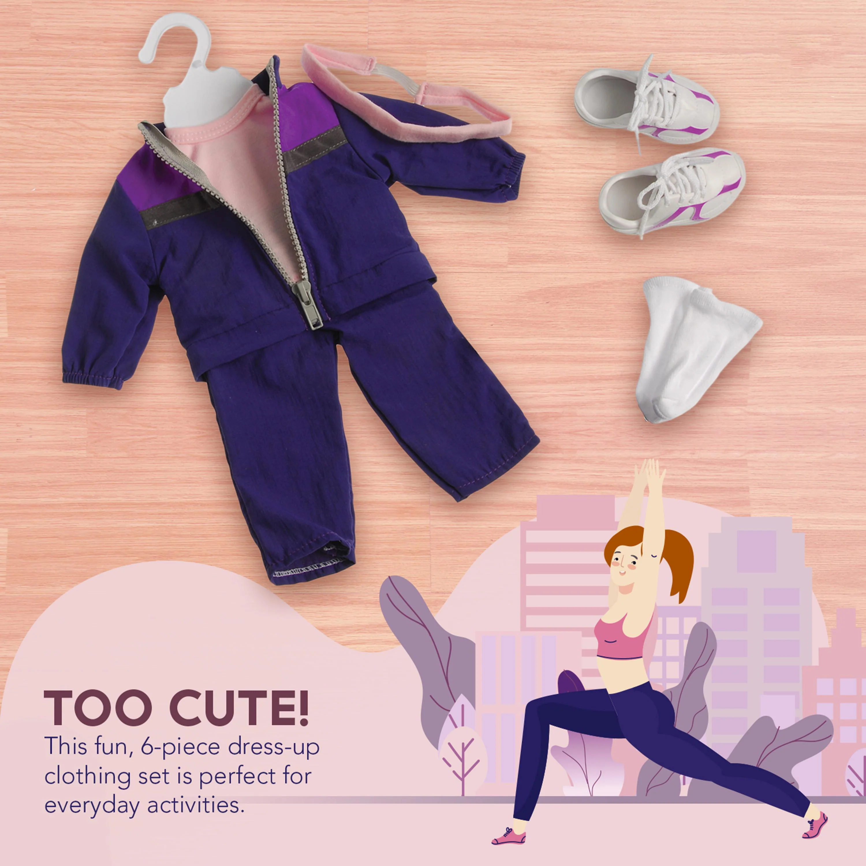 On the Run Active Wear Clothing Set - Image 6