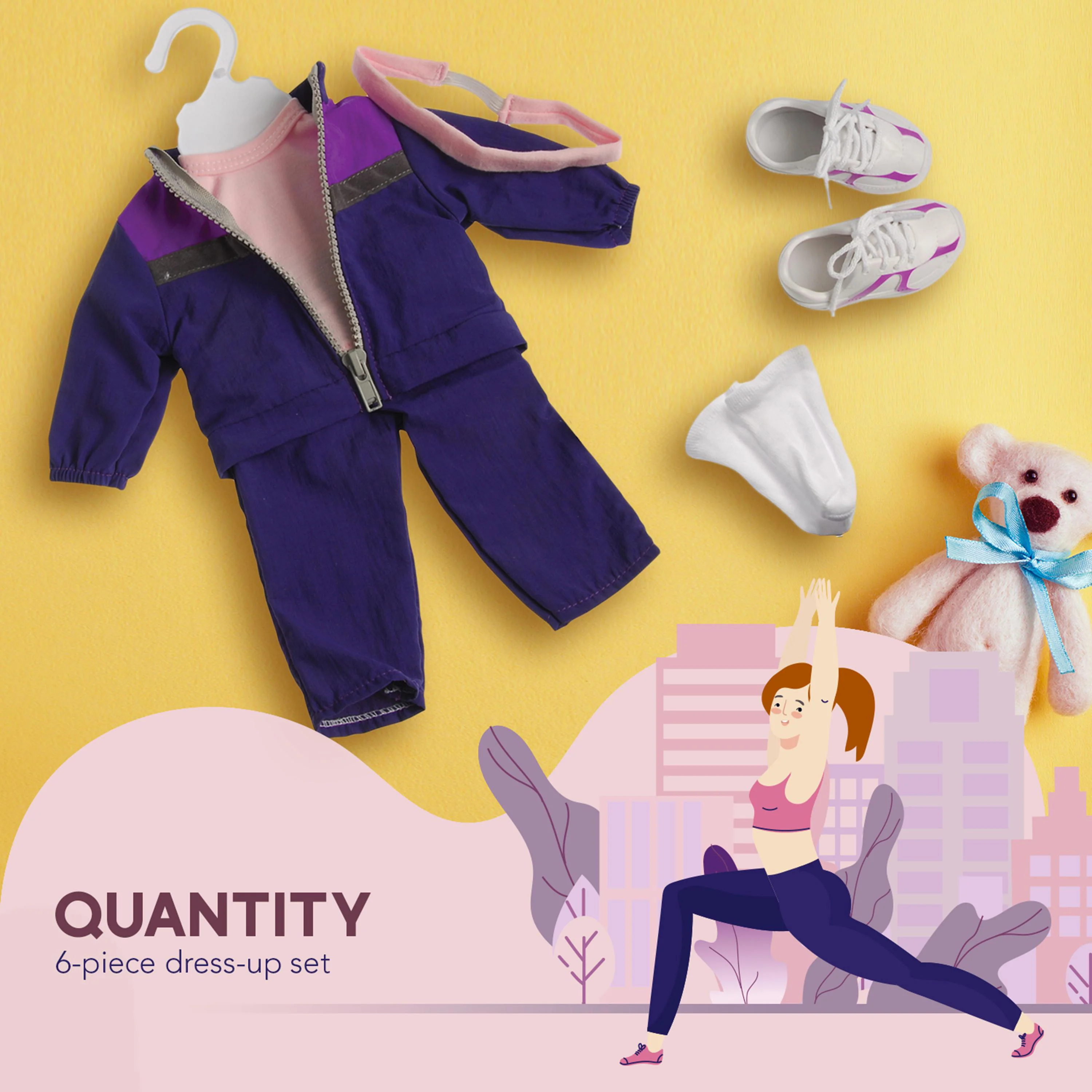 On the Run Active Wear Clothing Set - Image 8