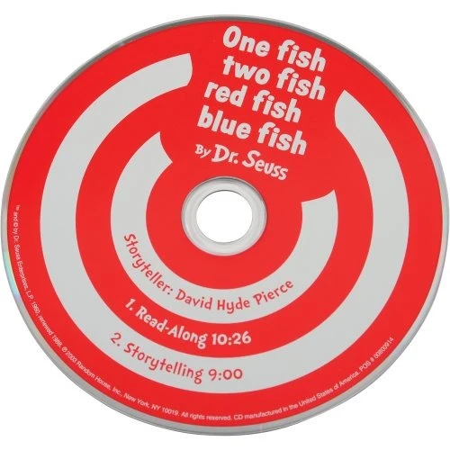 One Fish Two Fish Red Fish Blue Fish Book & CD - Image 2