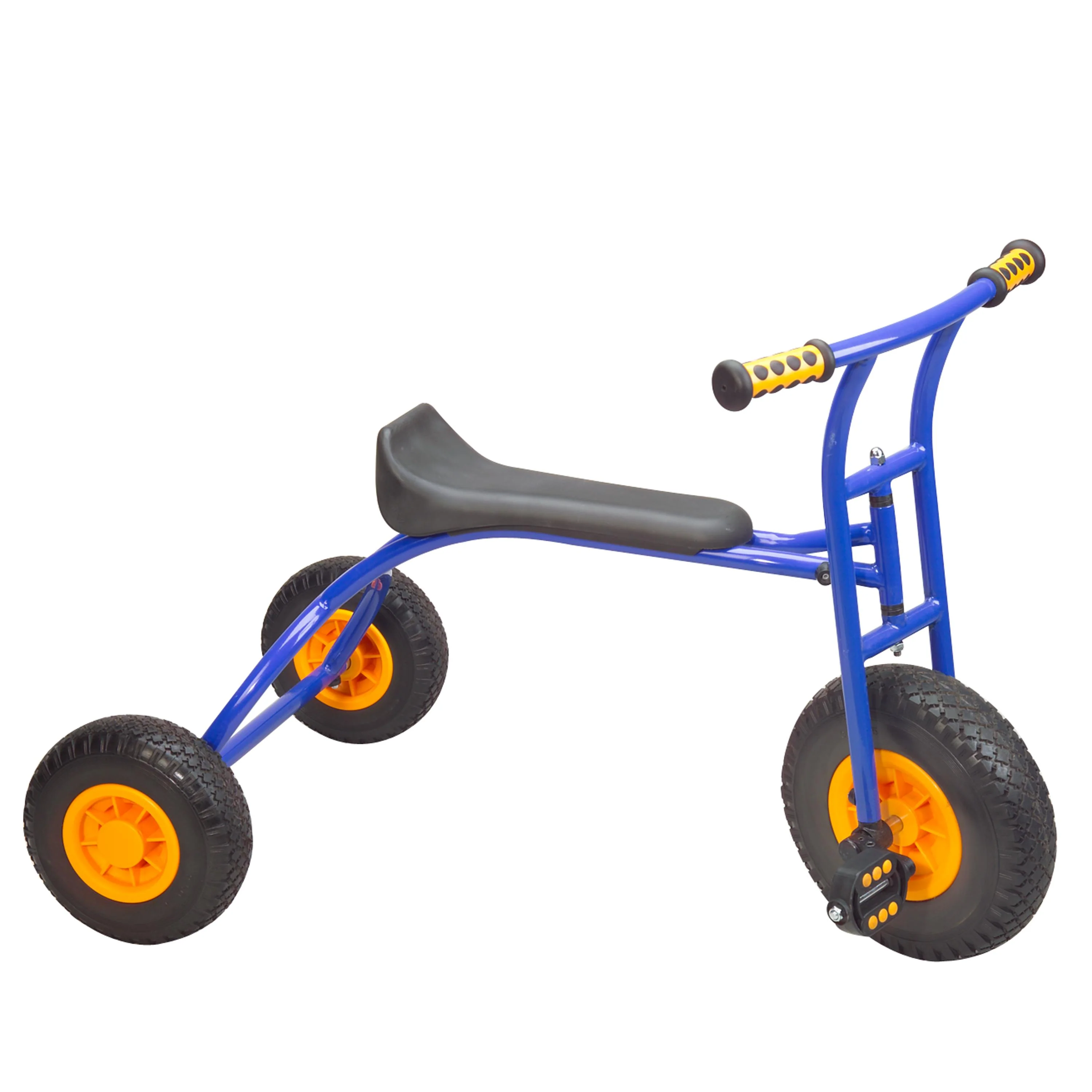 Heavy-Duty Steel Rookie Trike | Versatile Playground Tricycle with Extra-Long Contoured Seat