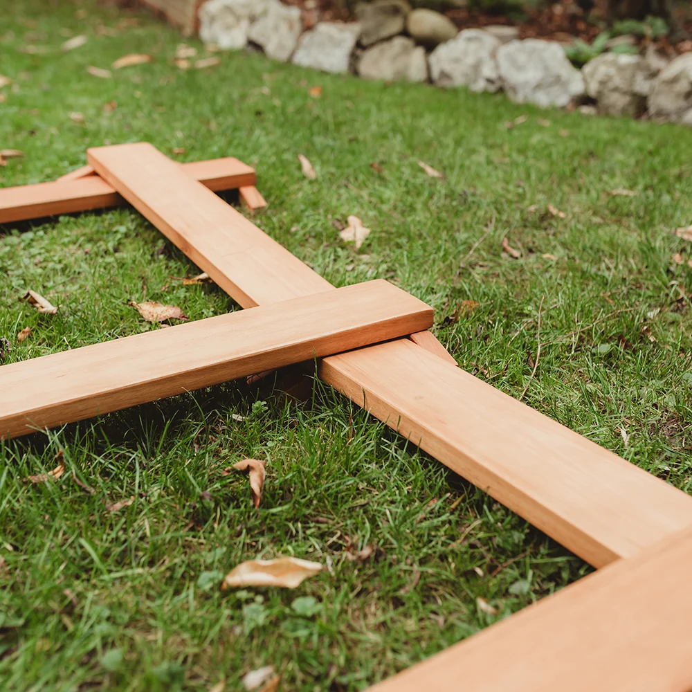 Outdoor Wooden Balance Boards | 8-Piece Eucalyptus Balance Beam Set - Image 8